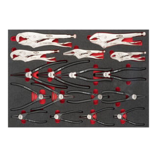 VIGOR Set de pinces V6816 17 pièces
