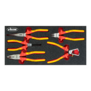 VIGOR Set de pinces VDE V5015, 5 outils-1