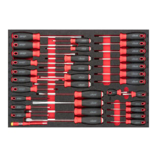 VIGOR Set de tournevis V6813, 34 outils