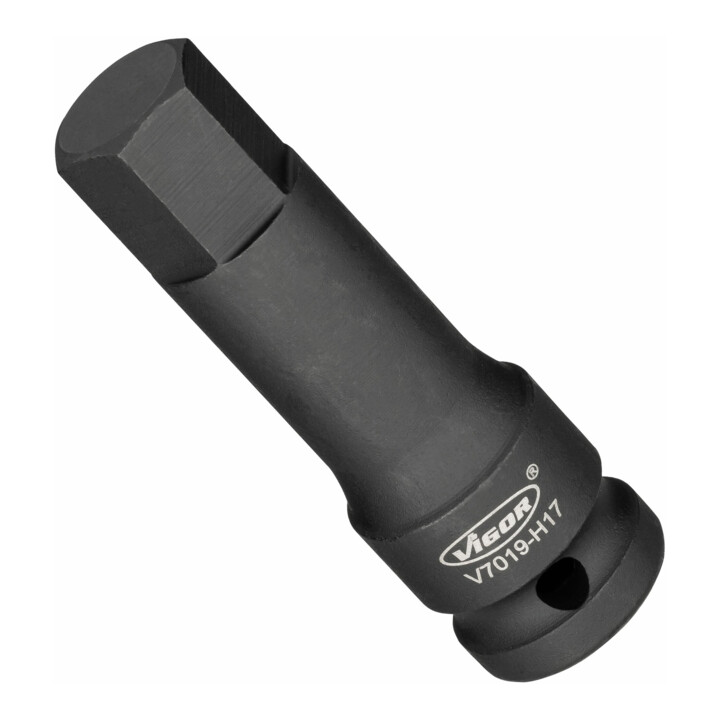 VIGOR Set d'embouts de clé à chocs pour profil hexagonal intérieur V7019-H12