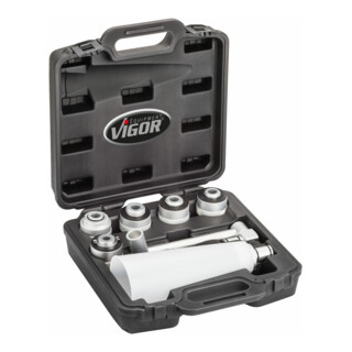VIGOR Set di adattatori per riempimento olio V6027, 7pz.