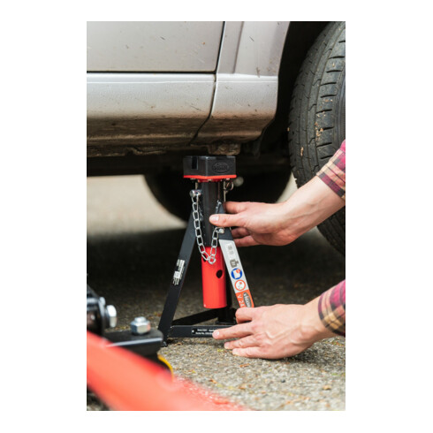 VIGOR Set di cavalletti di sostegno 3t V2477, 2pz.