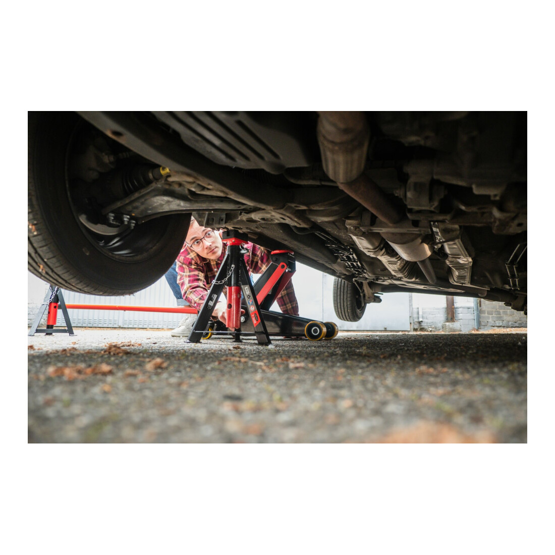 VIGOR Set di cavalletti di sostegno 6t V2648, 2pz.