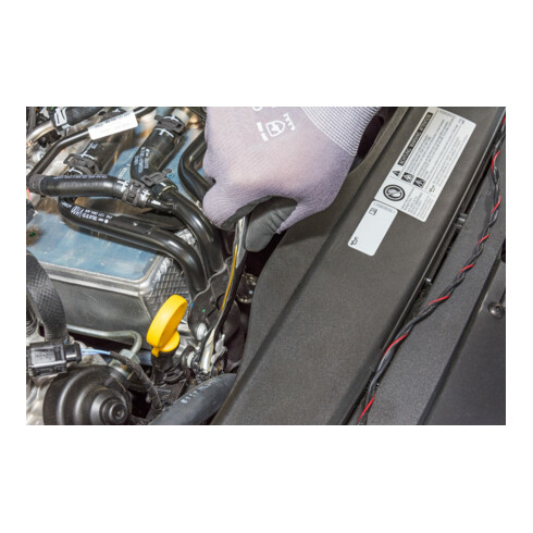 VIGOR Set di chiavi a bussola quadro interno di manovra 10 = 3/8", esecuzione superpiatta V6202, 18pz.