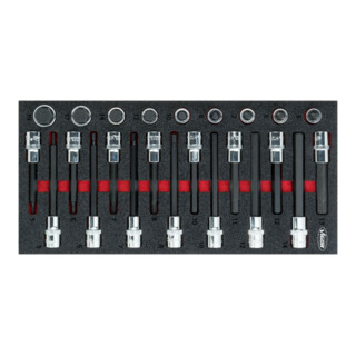 VIGOR Set di inserti per giraviti esagonali V5097, 24pz.
