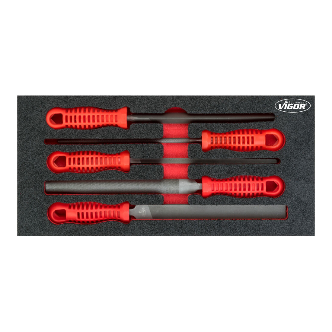 VIGOR Set di lime V5072, 5pz.