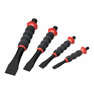 VIGOR Set di scalpelli piatti V6220/4, 4pz.
