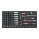 VIGOR Set di utensili per chiavi a bussola quadro interno di manovra 6,3 = 1/4" V4971, 67pz.-1