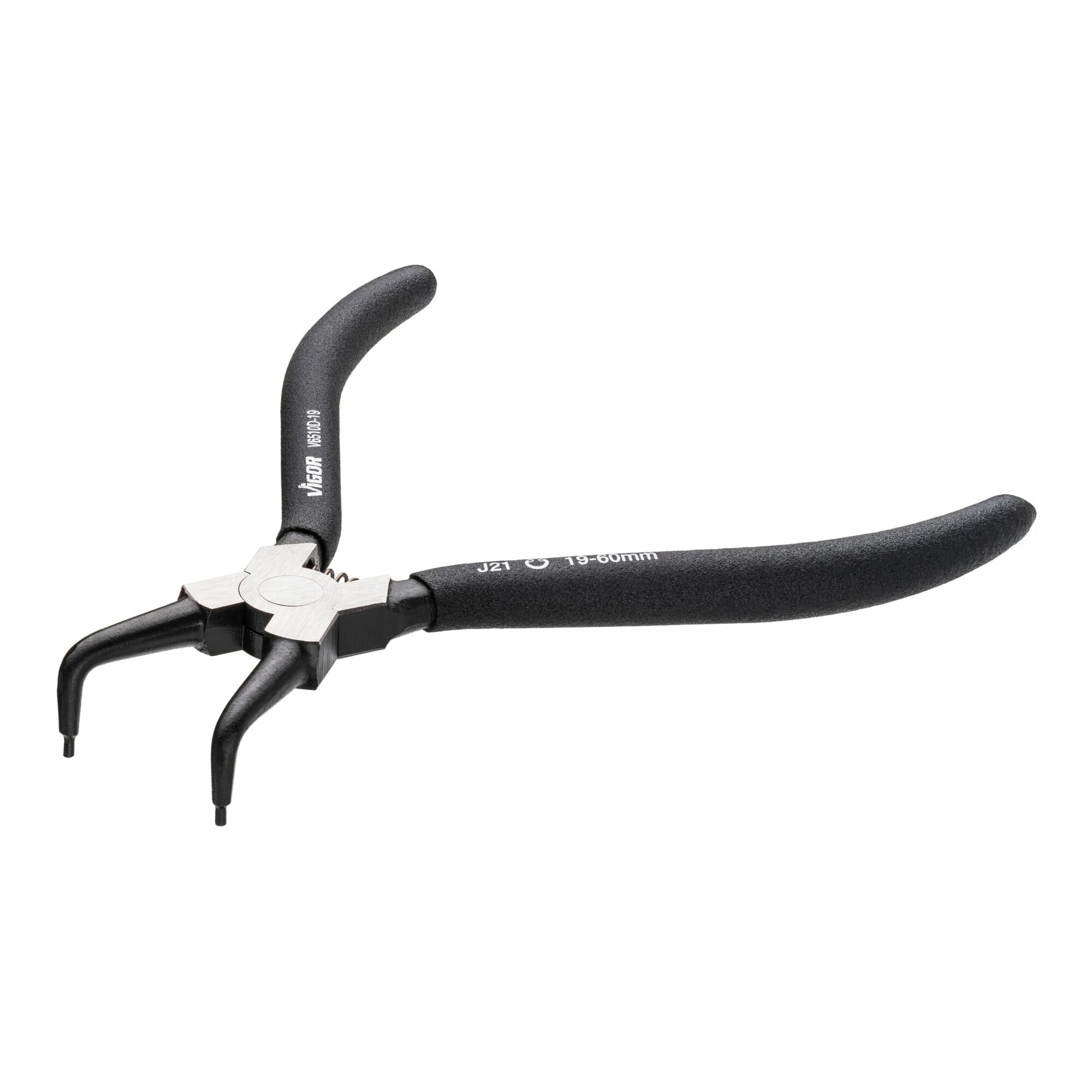 VIGOR Sicherungsringzange, V6510D-19, 180 mm
