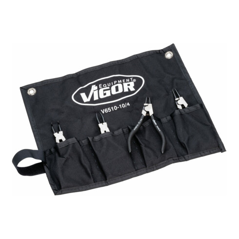VIGOR Sicherungsringzangen Satz, 140mm, V6510-10/4