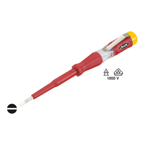 VIGOR Spanningstester V1138 Sleufprofiel 0,5 x 3