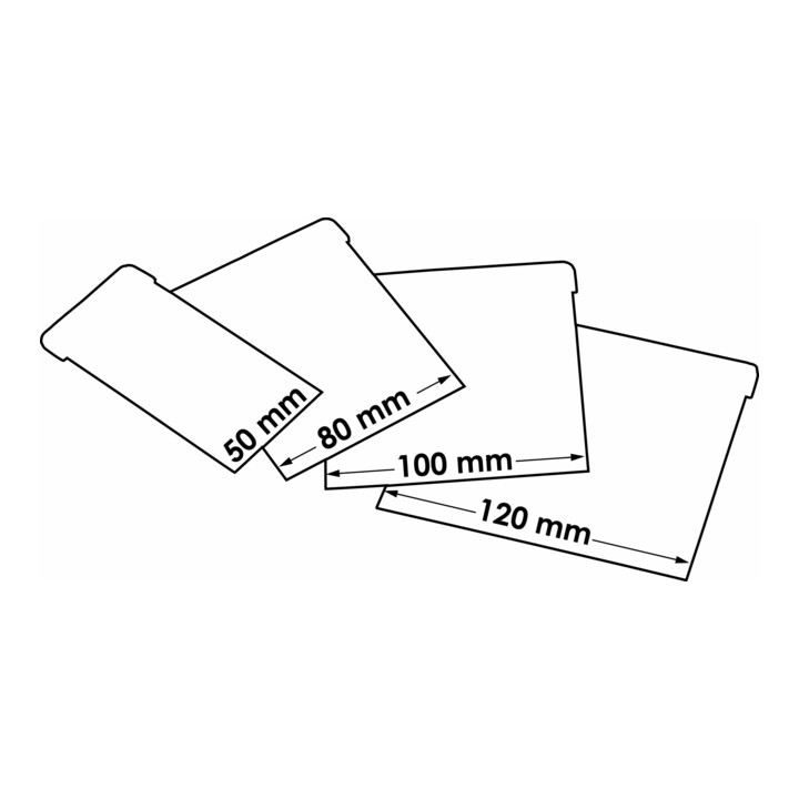 VIGOR Spatule japonaise métal V4279, set de 4 pièces