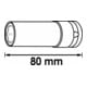 VIGOR Spezial Kraft-Steckschlüssel MERCEDES-BENZ V4309 Vierkant hohl 12,5 mm (1/2 Zoll) Außen-Sechskant Profil Gesamtlänge: 78 mm-5