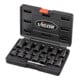 VIGOR Spiralnutenausdreher-Einsatz Satz, V2404N, 1/2 Zoll (12,5 mm) Vierkant, Außen Schraubenausdreher Profil, 6 – 19 mm