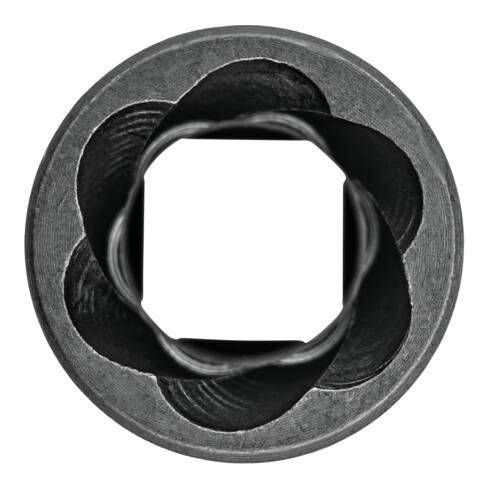 VIGOR Spiralnutenausdreher-Einsatz Satz, V2404N, 1/2 Zoll (12,5 mm) Vierkant, Außen Schraubenausdreher Profil, 6 – 19 mm