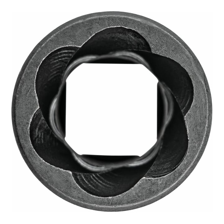 VIGOR Spiralnutenausdreher-Einsatz Satz, V2404N, 1/2 Zoll (12,5 mm) Vierkant, Außen Schraubenausdreher Profil, 6 – 19 mm