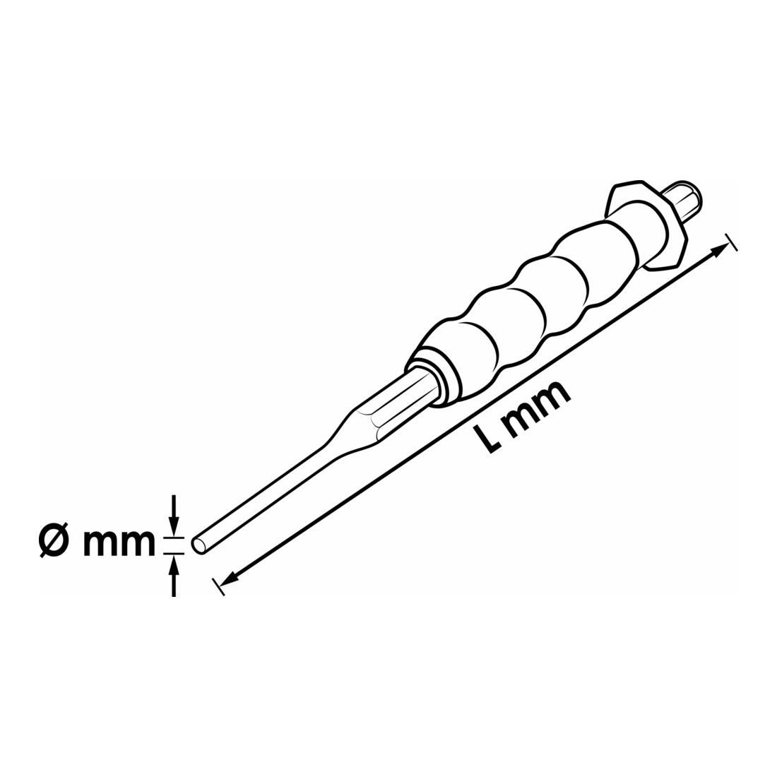 VIGOR Splinttreiber V6200-3 ∙ Gesamtlänge: 150 mm