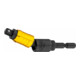 VIGOR Steckschlüssel Adapter, mit Gelenk, V7614, 1/4 Zoll (6,3 mm) Sechskant 1/4 Zoll (6,3 mm) Vierkant, 16 mm-5