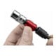 VIGOR Steckschlüssel Adapter, mit Gelenk, V7614, 1/4 Zoll (6,3 mm) Sechskant 1/4 Zoll (6,3 mm) Vierkant, 16 mm