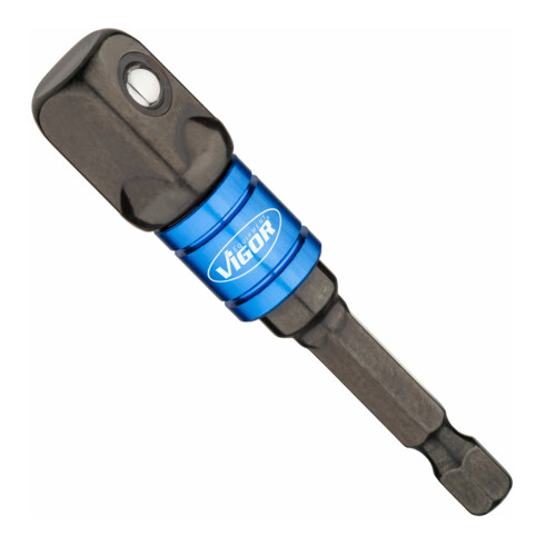 VIGOR Steckschlüssel Adapter Satz, V7603/3, 1/4 Zoll (6,3 mm) Sechskant 1/4 Zoll (6,3 mm) Vierkant, 3/8 Zoll (10 mm) Vierkant, 1/2 Zoll (12,5 mm) Vierkant, 3-teilig