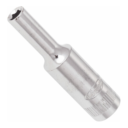 VIGOR Steckschlüssel-Einsatz lang V2533N Vierkant hohl 6,3 mm (1/4 Zoll) Außen-Sechskant Profil 4