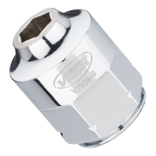 VIGOR Steckschlüssel-Einsatz superflach V7202-9 Vierkant hohl 12,5 mm (1/2 Zoll) Außen-Sechskant Profil 9