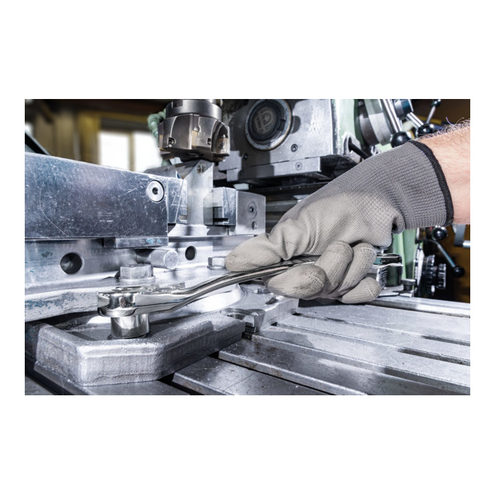 VIGOR Steckschlüssel-Einsatz superflach V7202-9 Vierkant hohl 12,5 mm (1/2 Zoll) Außen-Sechskant Profil 9