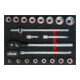 VIGOR Steckschlüssel-Werkzeug-Satz V5109 Anzahl Werkzeuge: 21-1