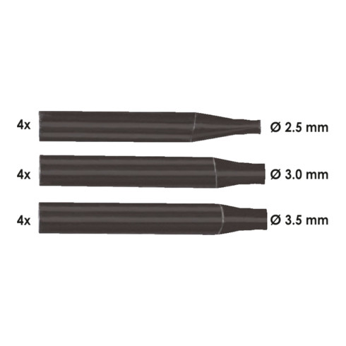 VIGOR Stift 2,5 mm für V2867 V2992