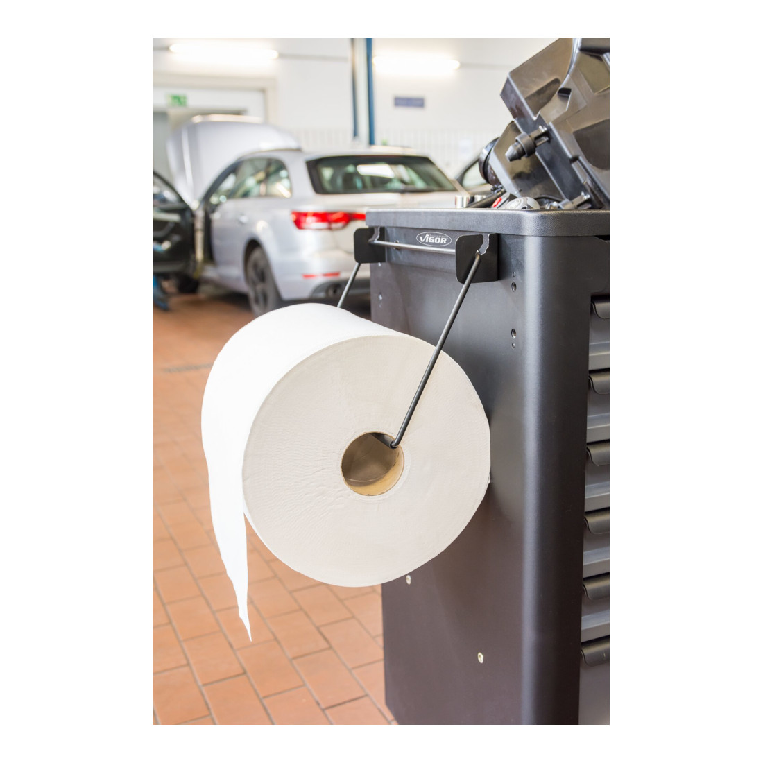 VIGOR Support rouleaux de papier pivotant V6397