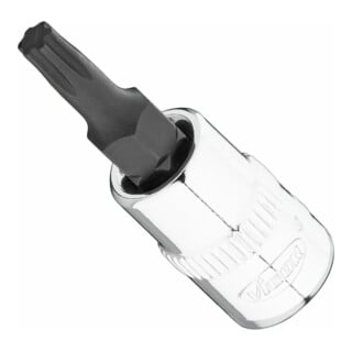 VIGOR T+ Schraubendreher-Einsatz, V7037-IP20, 1/4 Zoll (6,3 mm) Vierkant, T+ Profil, SW T20+