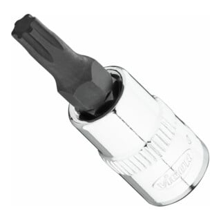 VIGOR T+ Schraubendreher-Einsatz, V7037-IP25, 1/4 Zoll (6,3 mm) Vierkant, T+ Profil, SW T25+