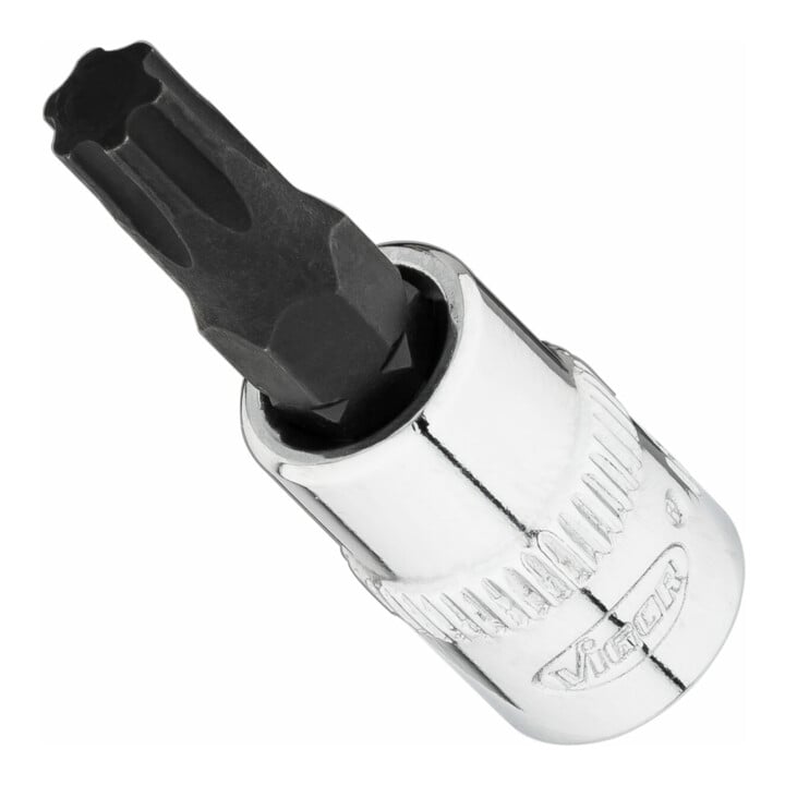 VIGOR T+ Schraubendreher-Einsatz, V7037-IP8, 1/4 Zoll (6,3 mm) Vierkant, T+ Profil, SW T8+