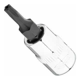 VIGOR T+ Schraubendreher-Einsatz, V7037-IPR15, 1/4 Zoll (6,3 mm) Vierkant, Innen 5-Stern Profil mit Zapfen, SW T15+H
