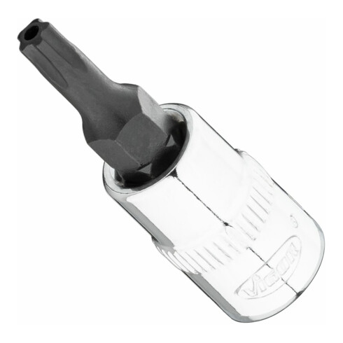 VIGOR T+ Schraubendreher-Einsatz, V7037-IPR20, 1/4 Zoll (6,3 mm) Vierkant, Innen 5-Stern Profil mit Zapfen, SW T20+H