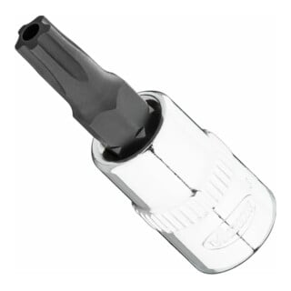 VIGOR T+ Schraubendreher-Einsatz, V7037-IPR27, 1/4 Zoll (6,3 mm) Vierkant, Innen 5-Stern Profil mit Zapfen, SW T27+H