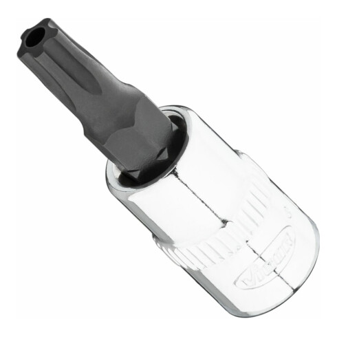 VIGOR T+ Schraubendreher-Einsatz, V7037-IPR27, 1/4 Zoll (6,3 mm) Vierkant, Innen 5-Stern Profil mit Zapfen, SW T27+H