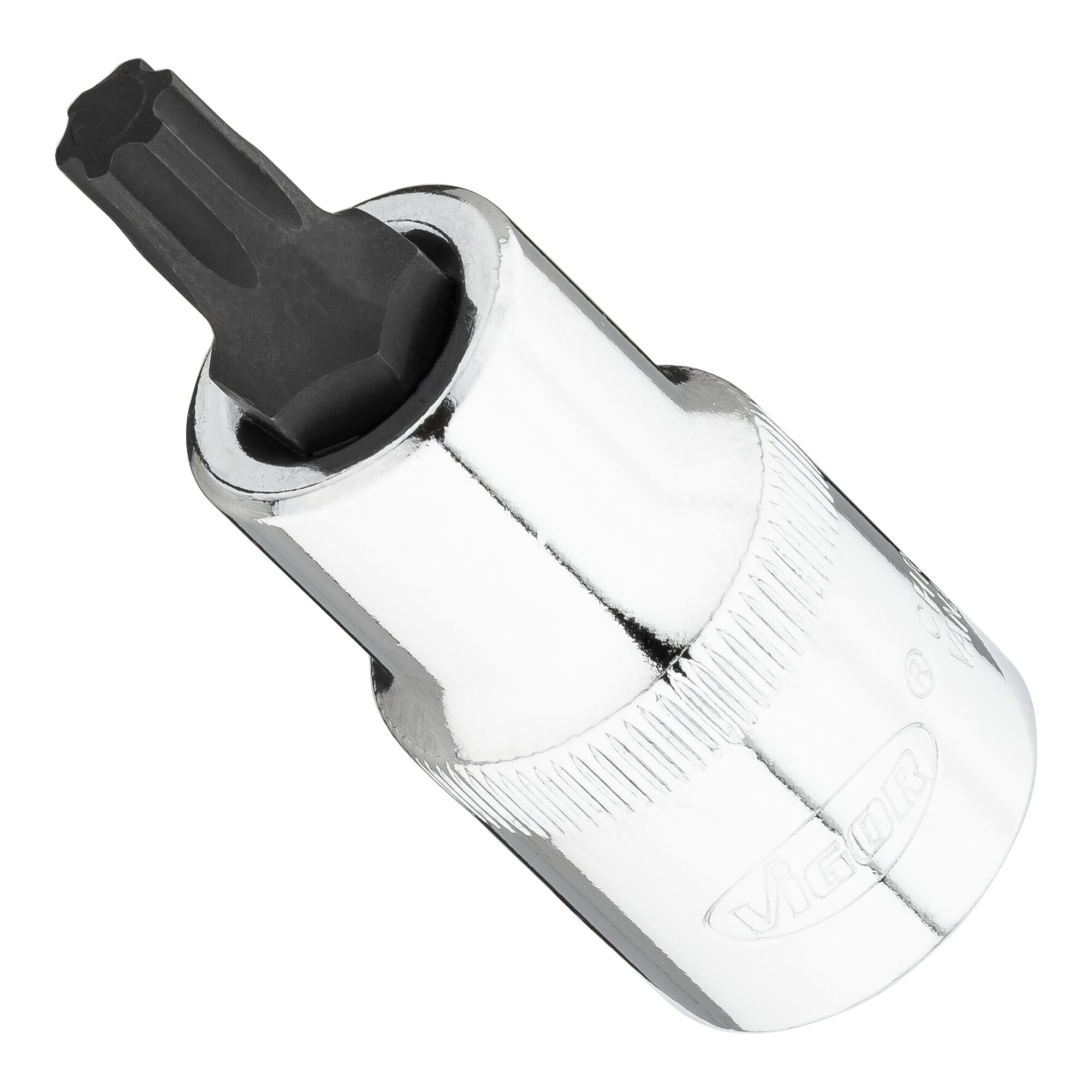 VIGOR T+ Schraubendreher-Einsatz, V7055-IP40, 1/2 Zoll (12,5 mm) Vierkant, T+ Profil, SW T40+