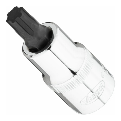 VIGOR T+ Schraubendreher-Einsatz, V7055-IP50, 1/2 Zoll (12,5 mm) Vierkant, T+ Profil, SW T50+