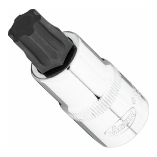 VIGOR T+ Schraubendreher-Einsatz, V7055-IP60, 1/2 Zoll (12,5 mm) Vierkant, T+ Profil, SW T60+