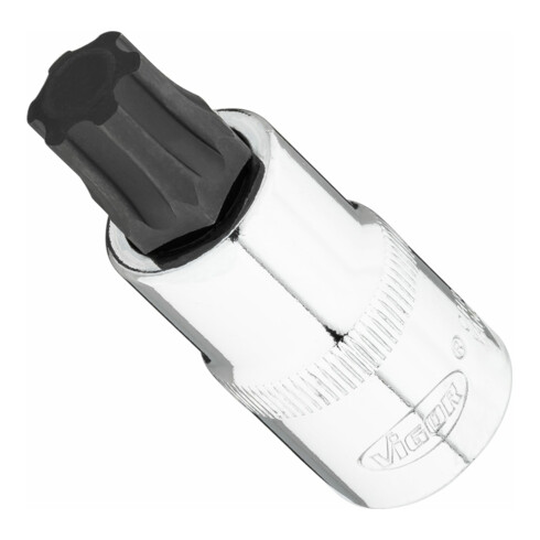 VIGOR T+ Schraubendreher-Einsatz, V7055-IP60, 1/2 Zoll (12,5 mm) Vierkant, T+ Profil, SW T60+
