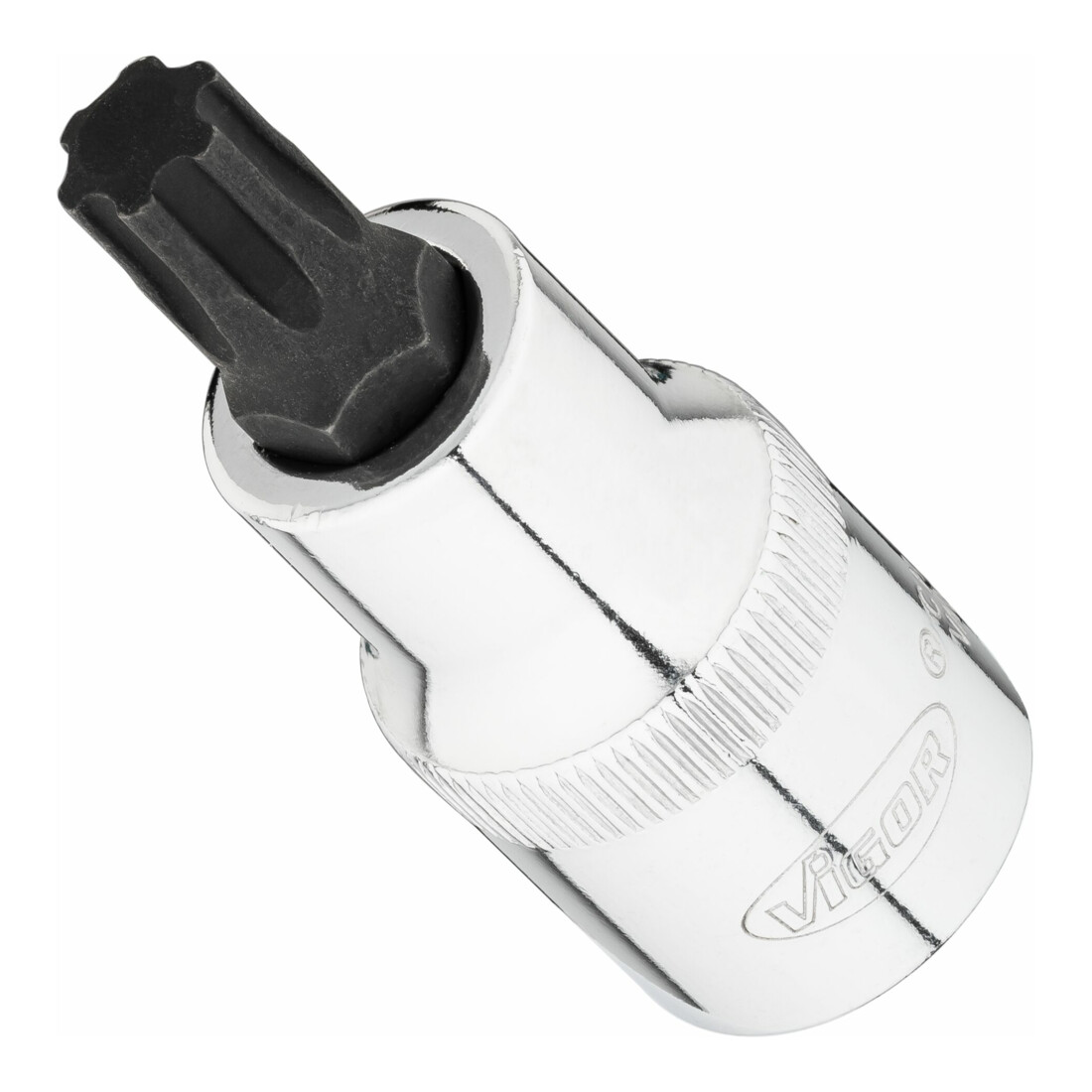 VIGOR T+ Schraubendreher-Einsatz, V7055-IP60, 1/2 Zoll (12,5 mm) Vierkant, T+ Profil, SW T60+