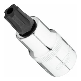 VIGOR T+ Schraubendreher-Einsatz, V7055-IPR55, 1/2 Zoll (12,5 mm) Vierkant, Innen 5-Stern Profil mit Zapfen, SW T55+H