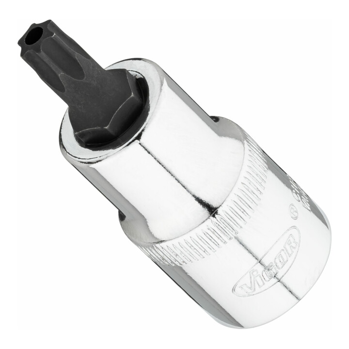 VIGOR T Schraubendreher-Einsatz, V7055-T60H, 1/2 Zoll (12,5 mm) Vierkant, TH Profil, SW T60H