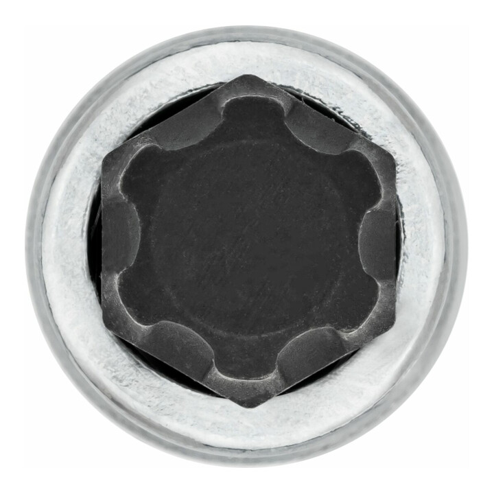 VIGOR T Steckschlüsseleinsatz Satz, V7014, 1/4 Zoll (6,3 mm) Vierkant, 3/8 Zoll (10 mm) Vierkant, 1/2 Zoll (12,5 mm) Vierkant, E Profil, 14-teilig, E4 – E24