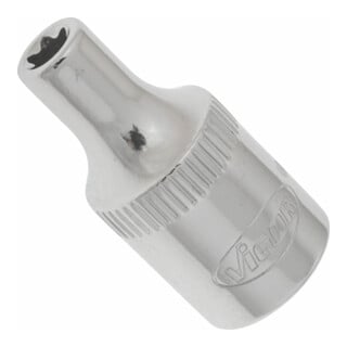 VIGOR T Steckschlüsseleinsatz, V2185N, 1/4 Zoll (6,3 mm) Vierkant, E Profil, SW E4