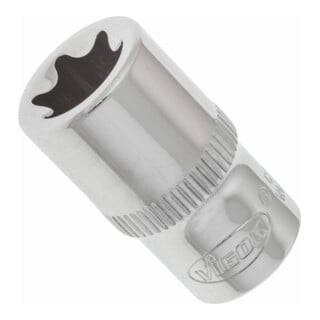VIGOR T Steckschlüsseleinsatz, V2723N, 1/4 Zoll (6,3 mm) Vierkant, E Profil, SW E11