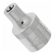 VIGOR T Steckschlüsseleinsatz, V2726N, 3/8 Zoll (10 mm) Vierkant, E Profil, SW E6