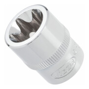VIGOR T Steckschlüsseleinsatz, V2727N, 3/8 Zoll (10 mm) Vierkant, E Profil, SW E7-4