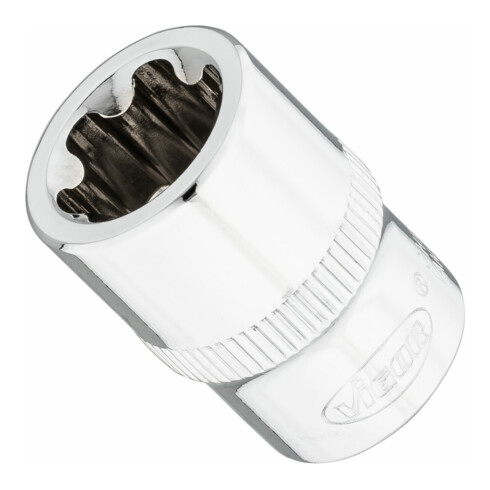 VIGOR T+ Steckschlüsseleinsatz, V7920-EP16, 3/8 Zoll (10 mm) Vierkant, E+ Profil, SW E16+